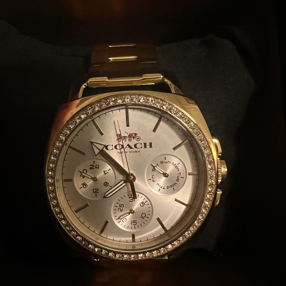 Women’s “boyfriend” Coach watch